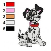 Dalmations Embroidery Design 7